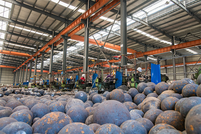 永城网架配件车间